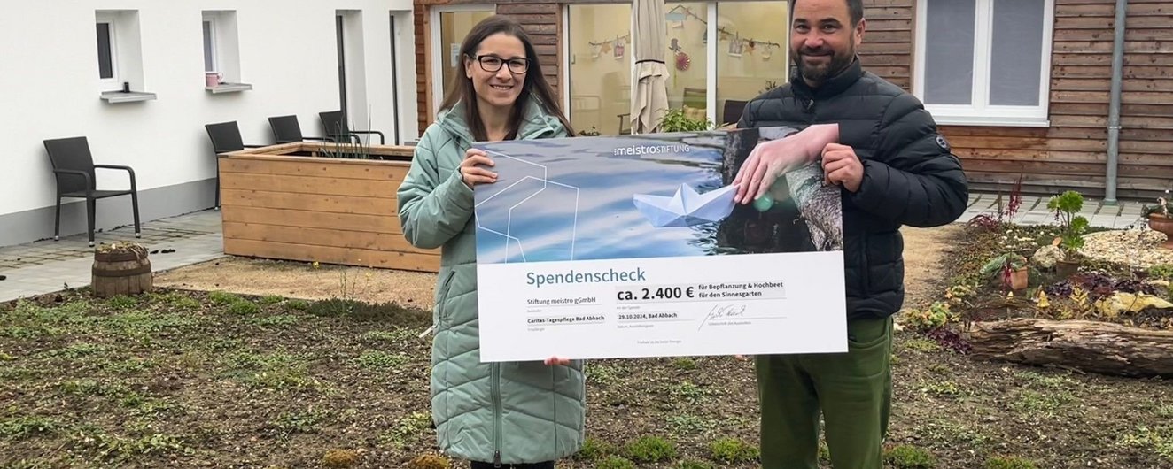 Spendenübergabe Stiftung